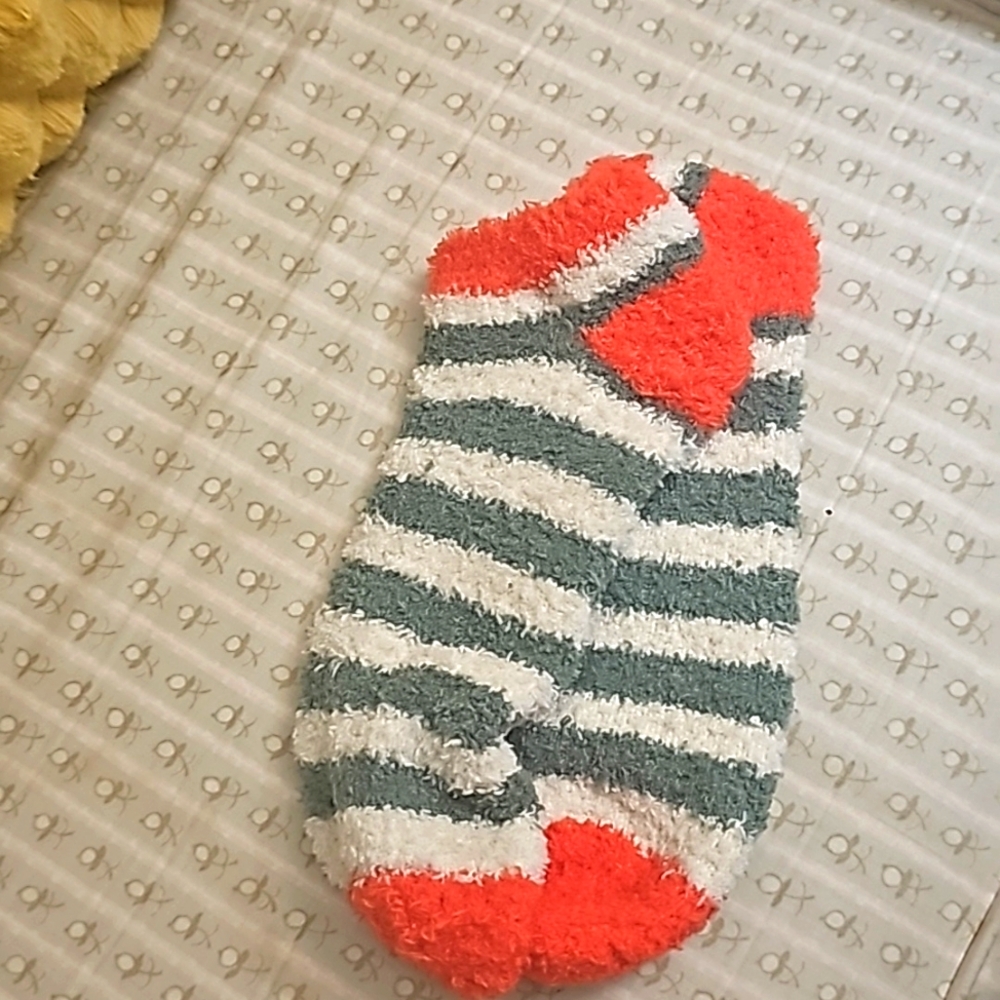 Striped booties
